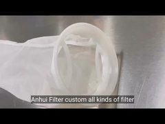 নাইলন পিপি পলিটসার তরল ফিল্টার ব্যাগ নিকাশী চিকিত্সা শিল্পের জন্য