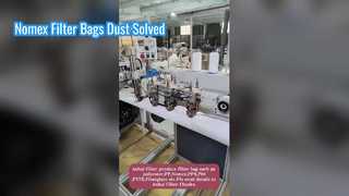 ধুলো নিয়ন্ত্রণের জন্য শিল্প Nomex ফিল্টার ব্যাগ
