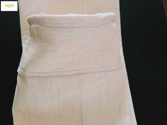 সিমেন্ট শিল্পের জন্য 450GSM - 550GSM Nomex Aramid Needle Felt ফিল্টার ব্যাগ