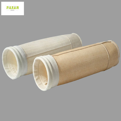 Nomex Aramid Needle Punched Felt Nomex Air Filter Bag For Dust Collector ধুলো সংগ্রাহকের জন্য নামেক্স এয়ার ফিল্টার ব্যাগ