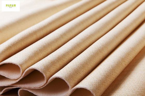 উচ্চ তাপমাত্রা Nomex Aramid ধুলো ফিল্টার কাঠকয়লা ধুলো জন্য কাপড়ের ব্যাগ