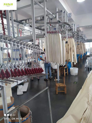 উচ্চ তাপমাত্রা Nomex Aramid ধুলো ফিল্টার কাঠকয়লা ধুলো জন্য কাপড়ের ব্যাগ