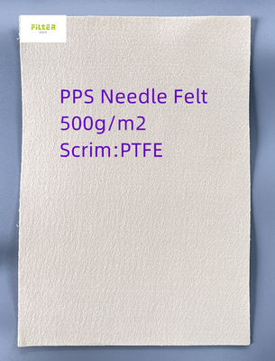 750gsm PTFE ফিল্টার ব্যাগ উচ্চ তাপমাত্রা জারা প্রতিরোধের