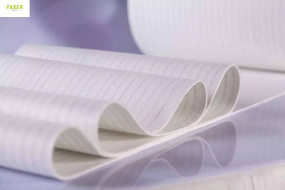 স্বাভাবিক তাপমাত্রা অ্যান্টি স্ট্যাটিক ফিল্টার কাপড় নন বোনা পলিস্টার