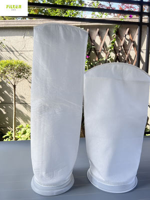 প্লাস্টিকের রিং পলিপ্রোপিলিন পিপি জল তরল ফিল্টার ব্যাগ 6 "X14" 1 10 50 100 মাইক্রন