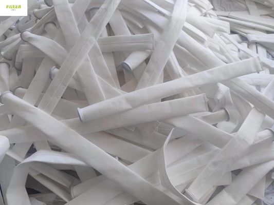 শিল্প অ বোনা ধুলো সংগ্রাহক পলিপ্রোপিলিন ফিল্টার ব্যাগ 450GSM