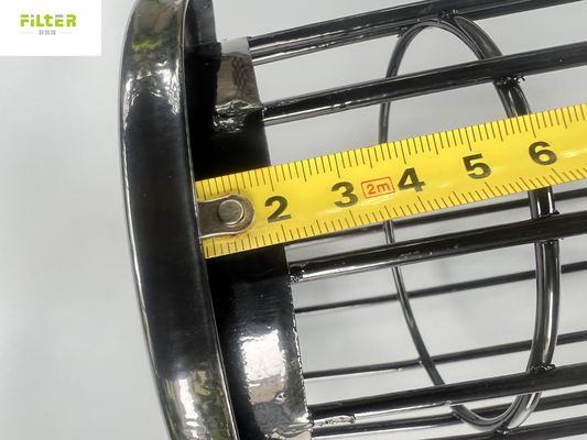 স্টিল প্ল্যান্ট এসএস৩০৪ ফিল্টার কেজ পিটিএফই ফিল্টার ব্যাগের সাথে মিলিত