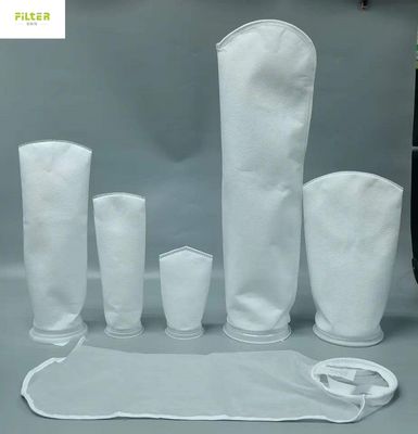 সেলাইয়ের থ্রেড বা গরম গলিত পলিস্টার নাইলন পিপি তরল ফিল্টার ব্যাগ 200 মাইক্রন