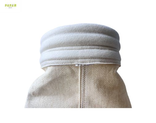 সিমেন্ট প্ল্যান্টের জন্য 450gsm~550gsm Nomex PTFFE Membrane Filter Bag
