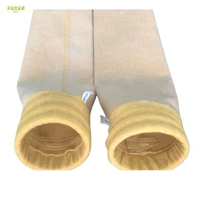 শিল্প গ্রেড পিপিএস পি 84 পিটিএফই ফিল্টার ব্যাগ বিভিন্ন উদ্ভিদে ধুলো ফিল্টার করার জন্য সিঙ্গিং ক্যালেন্ডারিং এবং পিটিএফই ডাম্পিং চিকিত্সা সহ