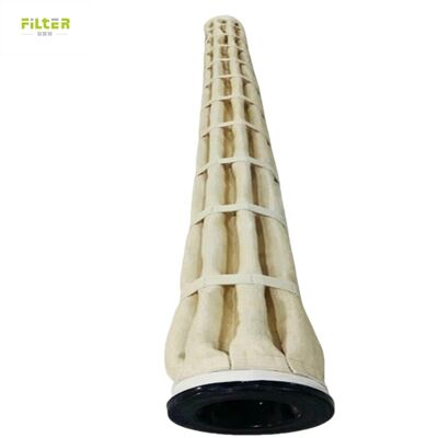 উচ্চ তাপমাত্রা ফিল্টার ব্যাগ পলিস্টার Nomex PTFE PPS P84 ফাইবারগ্লাস ধুলো সংগ্রহের জন্য শিল্প ফিল্টার সিমেন্ট কয়লা খনি স্টীল উদ্ভিদ