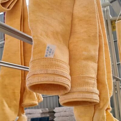 স্টিল প্ল্যান্টের জন্য দীর্ঘস্থায়ী P84 অ্যারামিড পলিয়েস্টার PPS PTFE ফিল্টার ব্যাগ