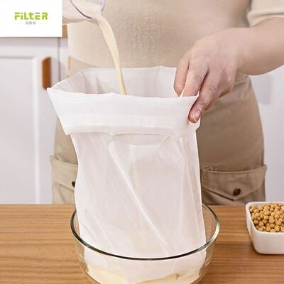 Reusable Ultra Fine Mesh Juice Filter Bag Food Grade Fruit Juice Strainer Bag