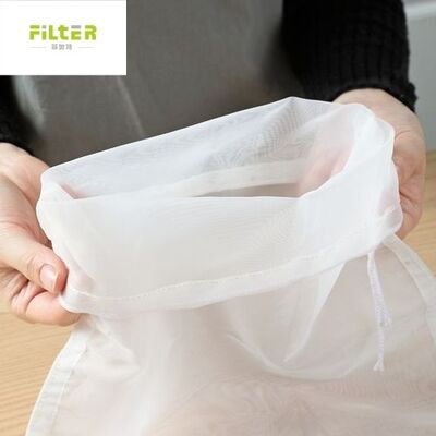 Reusable Ultra Fine Mesh Juice Filter Bag Food Grade Fruit Juice Strainer Bag