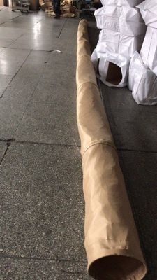 ধুলো অপসারণ ফাইবারগ্লাস ব্যাগহাউস ফিল্টার ব্যাগ 630GSM উচ্চ তাপমাত্রা প্রতিরোধী