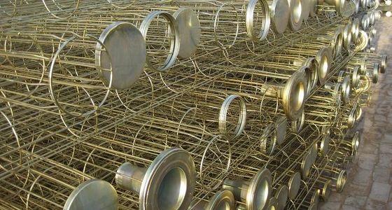 ধুলো সংগ্রহ ফিল্টার ব্যাগ খাঁচা অর্গান সিলিকন গ্যালভানাইজড স্টেইনলেস স্টীল কার্বন স্টীল