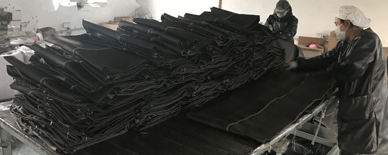 ধুলো অপসারণ ফাইবারগ্লাস ব্যাগহাউস ফিল্টার ব্যাগ 630GSM উচ্চ তাপমাত্রা প্রতিরোধী