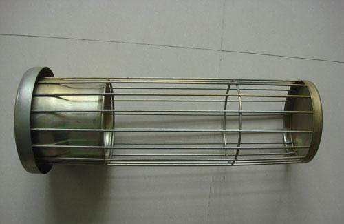 গ্যালভানাইজড স্টীল ফিল্টার ব্যাগ খাঁচা বায়ু ধুলো সংগ্রাহক জন্য মসৃণ পৃষ্ঠ