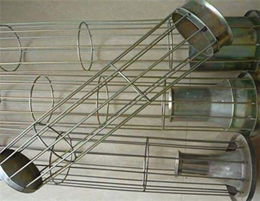 কার্বন ইস্পাত ব্যাগহাউস ফিল্টার ব্যাগ খাঁচা উচ্চ শক্তি কাস্টমাইজড আকার