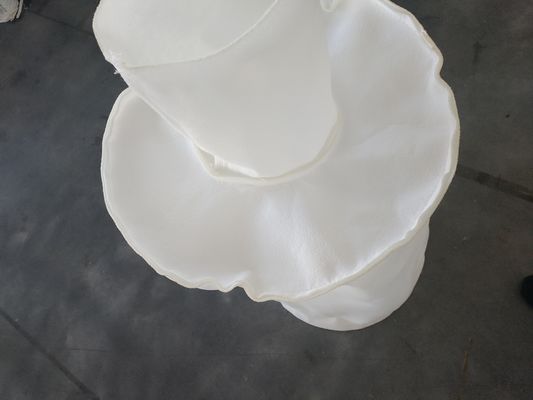 কাস্টমাইজড জিপার হোয়াইট পলিয়েস্টার তরল ফিল্টার ব্যাগ জল চিকিত্সার জন্য