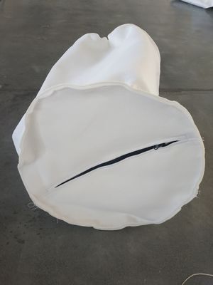 কাস্টমাইজড জিপার হোয়াইট পলিয়েস্টার তরল ফিল্টার ব্যাগ জল চিকিত্সার জন্য