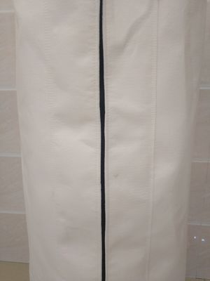 সাদা 0.1~2500um পলিস্টার তরল ফিল্টার ব্যাগ কাস্টম জিপার দিয়ে তৈরি