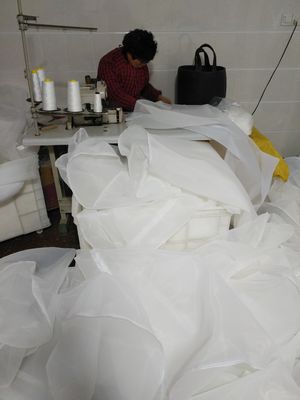 1/0.5/5/200 হোয়াইট মাইক্রন ফিল্টার ব্যাগ / শিল্প পিপি পিই তরল ফিল্টার ব্যাগ