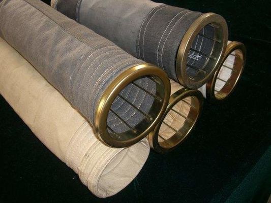 সিমেন্ট প্ল্যান্টের জন্য পরিধান-প্রতিরোধী 550GSM পলিস্টার ধুলো সংগ্রাহক ফিল্টার ব্যাগ