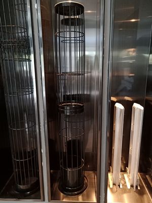 স্টার প্লাইটেড পলিস্টার ফিল্টার ব্যাগ 450GSM 550GSM ধুলো সংগ্রহকারী সিস্টেমের জন্য