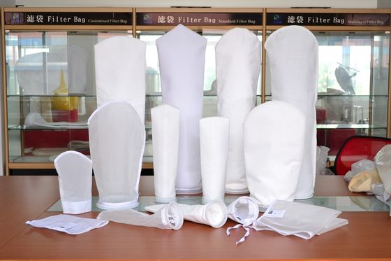 তরল ফিল্টারিংয়ের জন্য 125 মাইক্রন পলিপ্রোপিলিন হট মেল্ট নাইলন ফিল্টার ব্যাগ