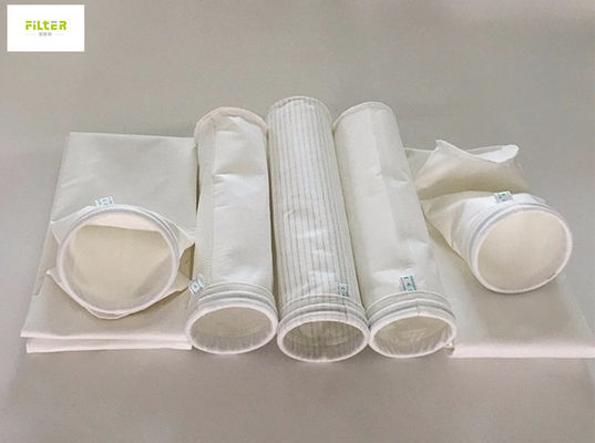 Nomex PPS P84 অ বোনা PTFE ফিল্টার ব্যাগ শিল্প ব্যাগ ফিল্টার জন্য