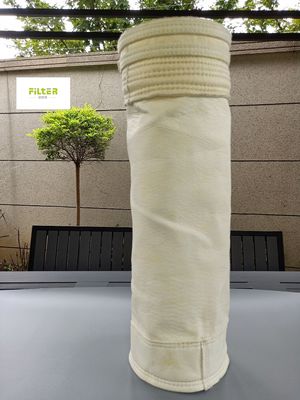 সিমেন্ট কারখানা ইস্পাত কারখানা জন্য ফাইবারগ্লাস উচ্চ তাপমাত্রা ফিল্টার ব্যাগ